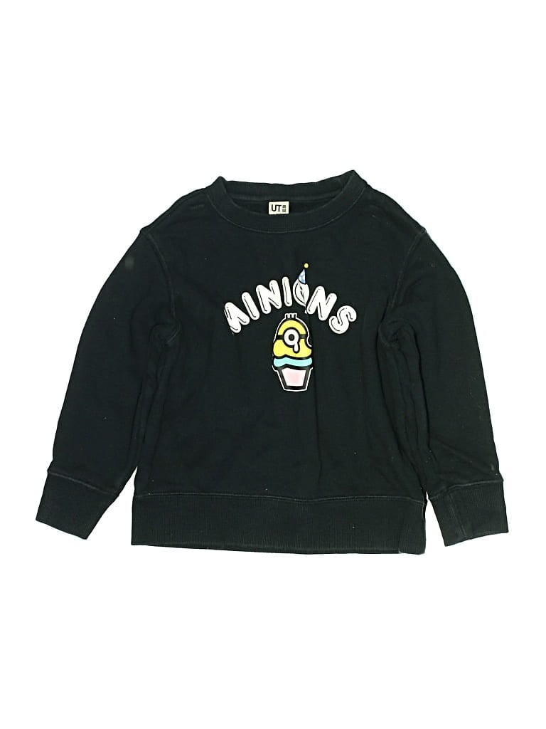 Pre-owned Ut For Uniqlo Kids' Sweatshirt In Black