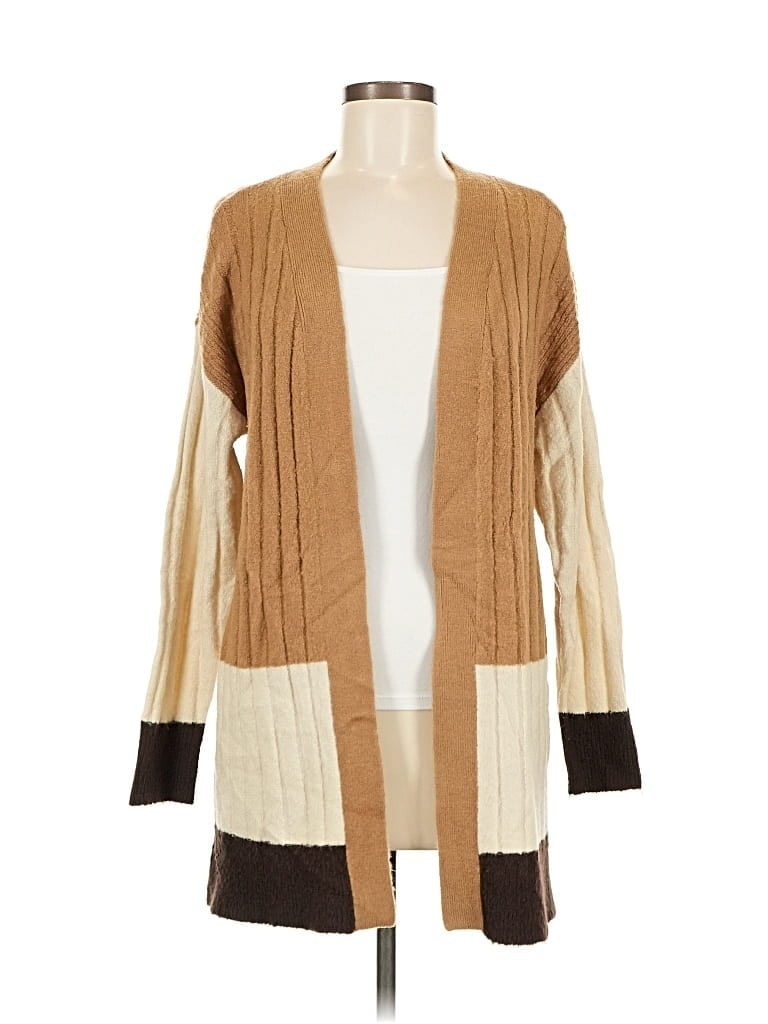 Pre-owned Christopher & Banks Cardigan Sweater In Brown
