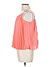 Nine West 100% Polyester Orange Sleeveless Blouse Size L - photo 5