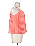 Nine West 100% Polyester Orange Sleeveless Blouse Size L - photo 4