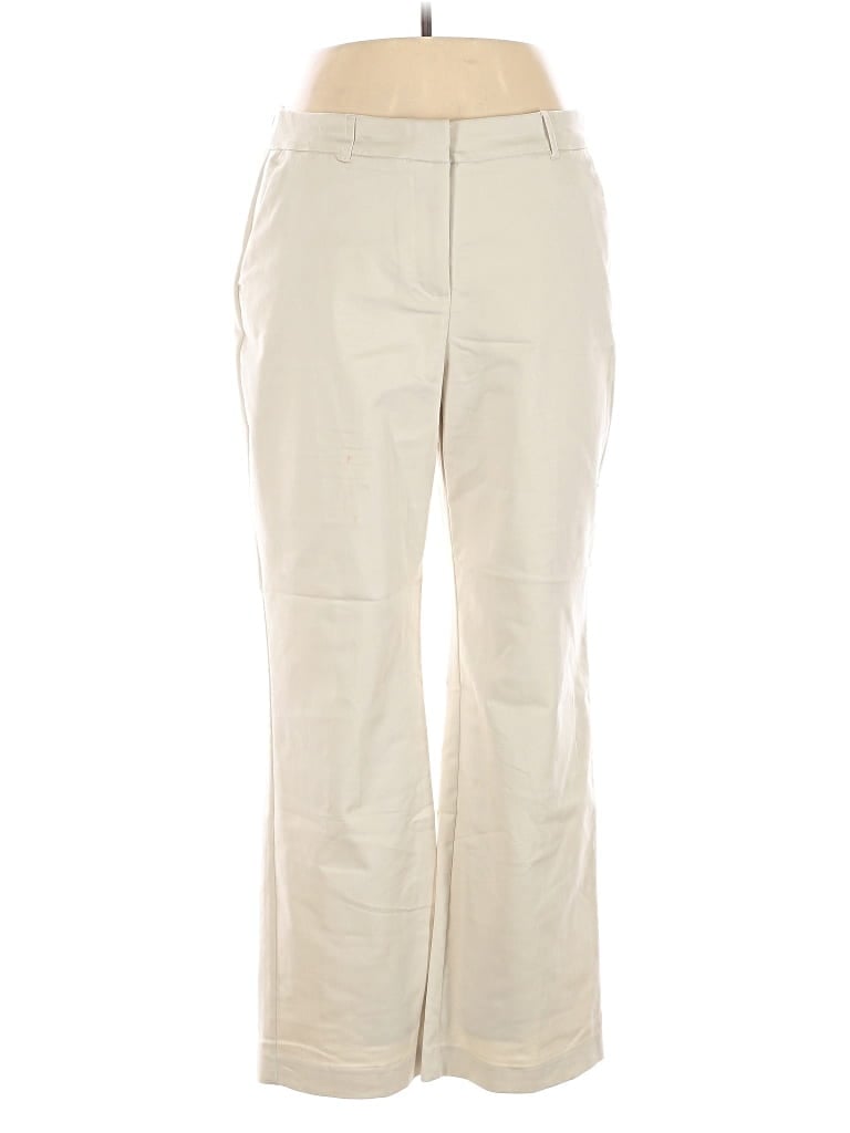 Pre-owned Croft & Barrow Casual Pants In White