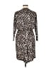 Analili Animal Print Brown Casual Dress Size L - photo 2