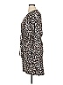 Analili Animal Print Brown Casual Dress Size L - photo 5