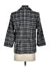 Laurie Felt Plaid Gray Blazer Size 2 - photo 2