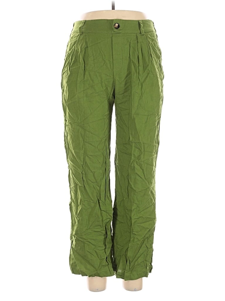 Pre-owned Monteau Casual Pants In Green