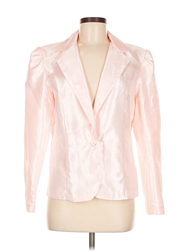 Pre-owned Dressbarn Blazer Jacket In Pink