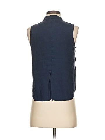 Adriano Goldschmied Sleeveless Silk Top - back