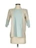 Rosso35 Color Block Teal Tan 3/4 Sleeve Blouse Size EU (IT) 40 / US 4 - photo 1