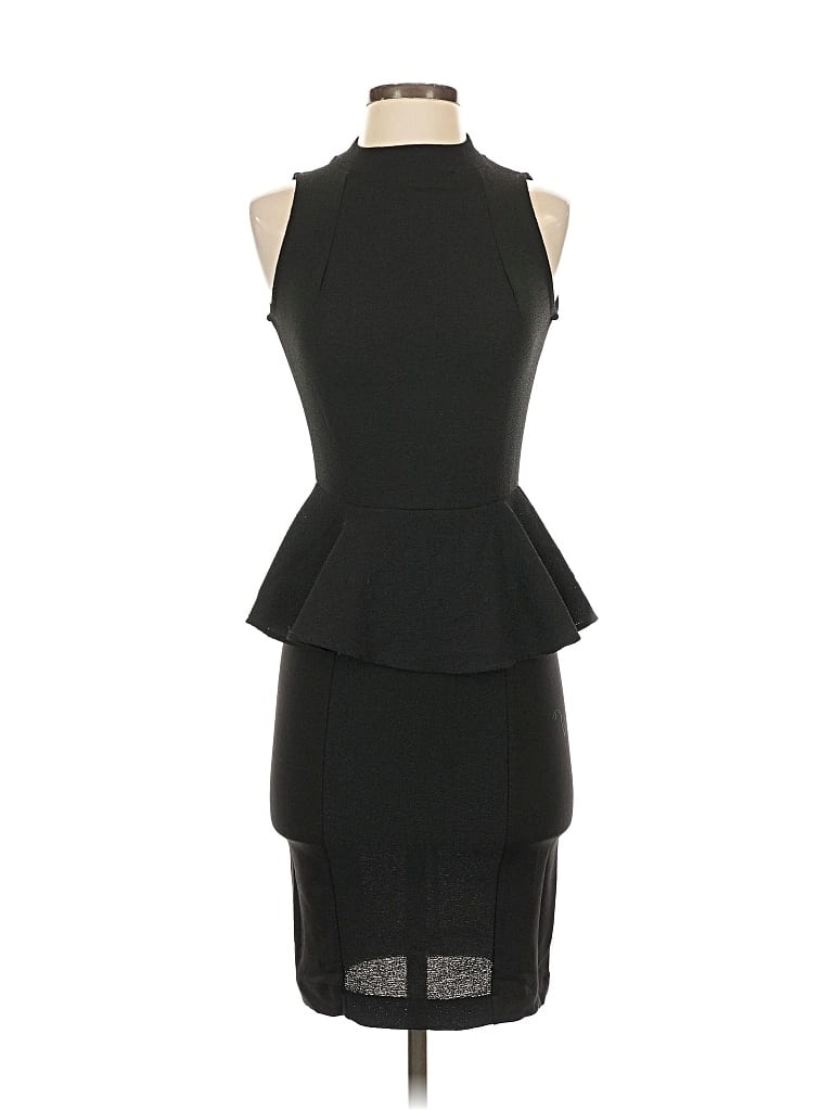 Pre-owned Zara Collection Cocktail Dress In Black
