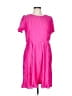 DKNY 100% Polyester Pink Cocktail Dress Size 12 - photo 1