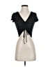 Out From Under Black Short Sleeve Top Size S - photo 1