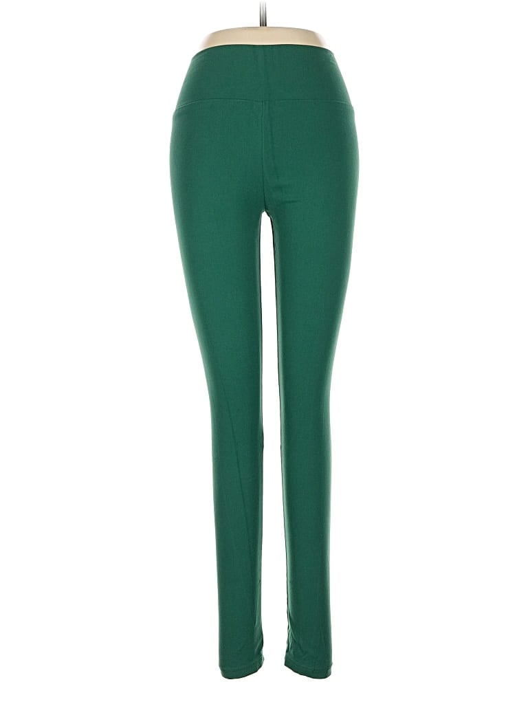 Pre-owned Assorted Brands Leggings In Green