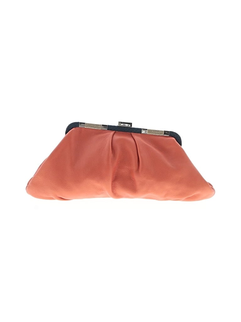 Pre-owned Foley + Corinna Leather Clutch In Orange
