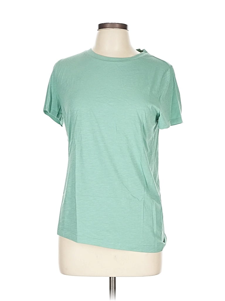 Pre-owned J.crew Factory Store Active T-shirt In Green