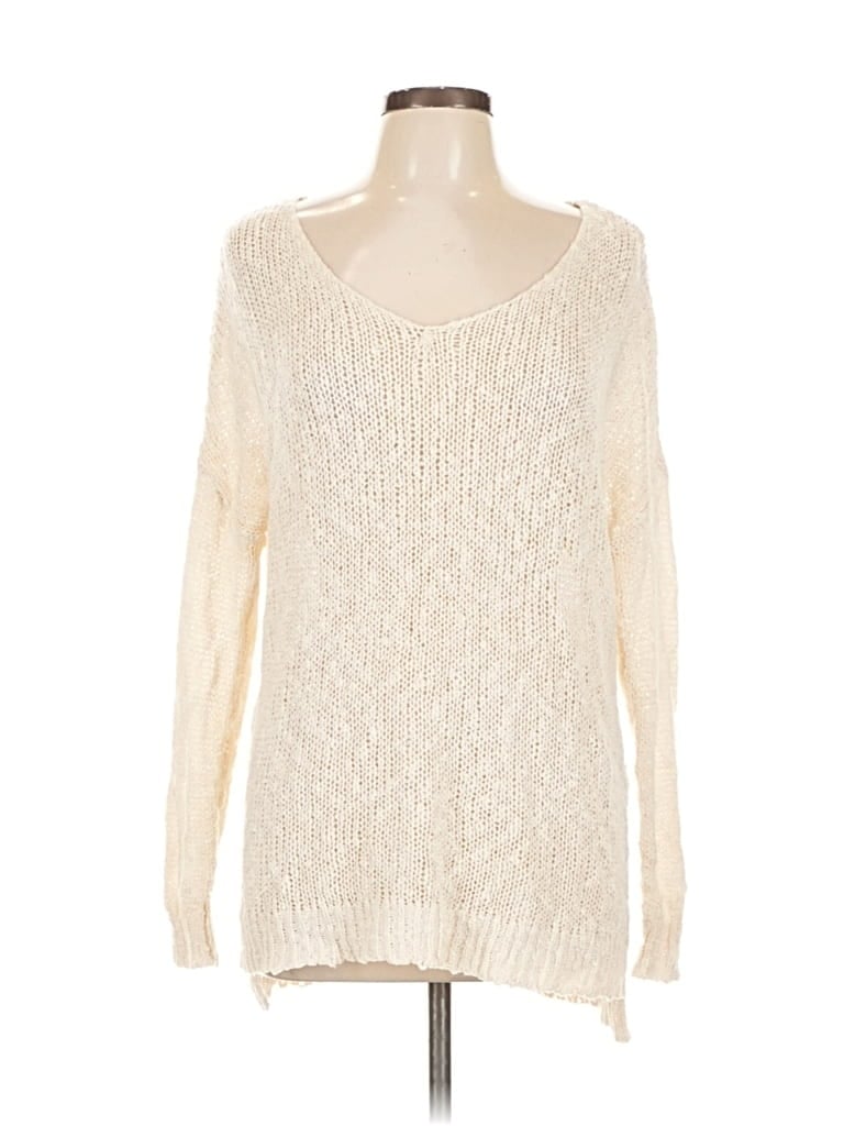 Pre-owned Essentials Pullover Sweater In White