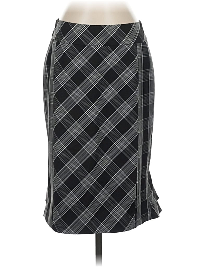 Pre-owned Express Design Studio Formal Skirt In Gray