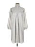 Ann Taylor 100% Polyester Silver Casual Dress Size XS - photo 1