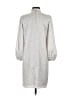 Ann Taylor 100% Polyester Silver Casual Dress Size XS - photo 2