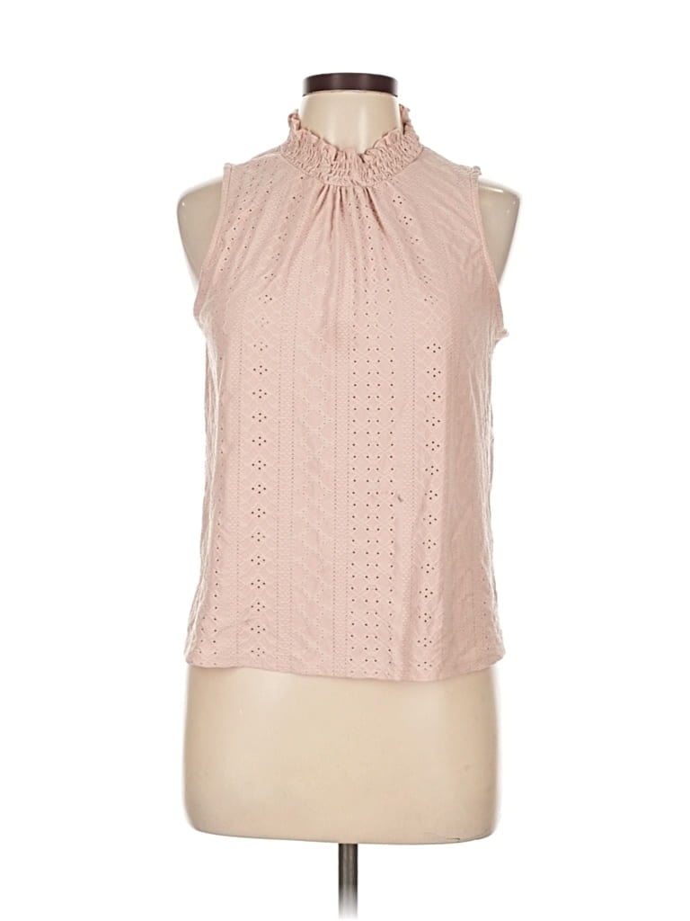 Pre-owned W5 Sleeveless Blouse In Pink