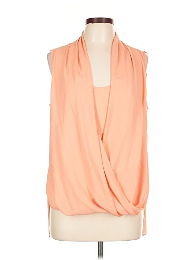 Pre-owned Vince Camuto Sleeveless Blouse In Orange