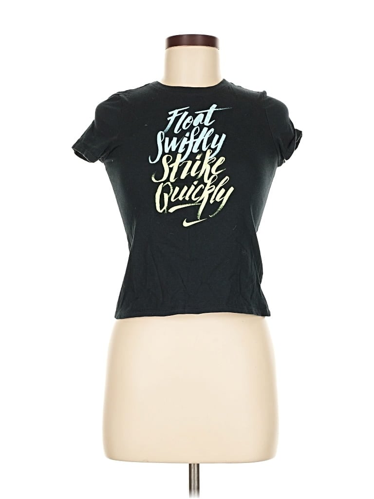 Pre-owned Nike Short Sleeve T-shirt In Black