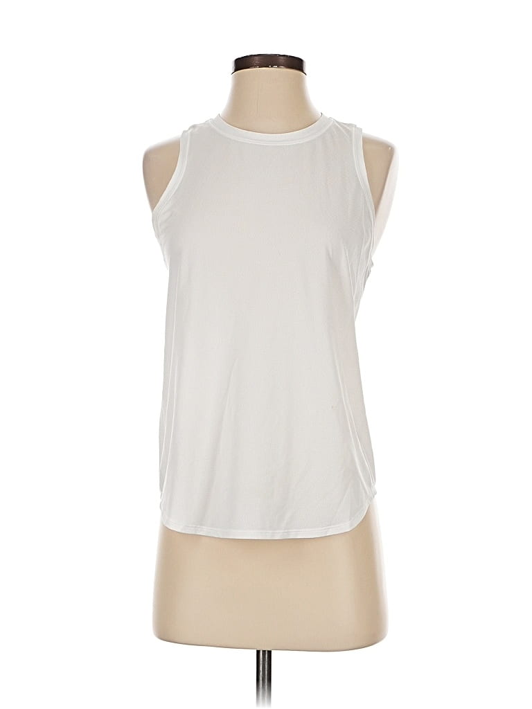 Pre-owned Lululemon Athletica Sleeveless T-shirt In White
