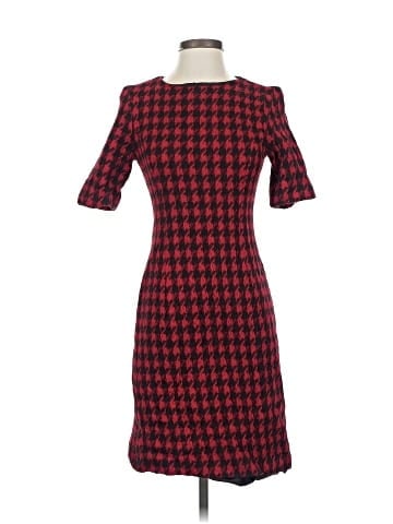 Pink Tartan Cocktail Dress (view 1)