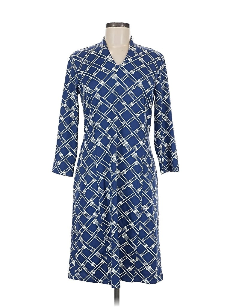 Pre-owned J. Mclaughlin Casual Dress In Blue
