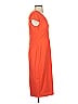 Slate & Willow Solid Orange Cocktail Dress Size 4 - photo 4