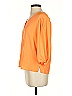 Vince Camuto 100% Polyester Orange 3/4 Sleeve Blouse Size XS - photo 5