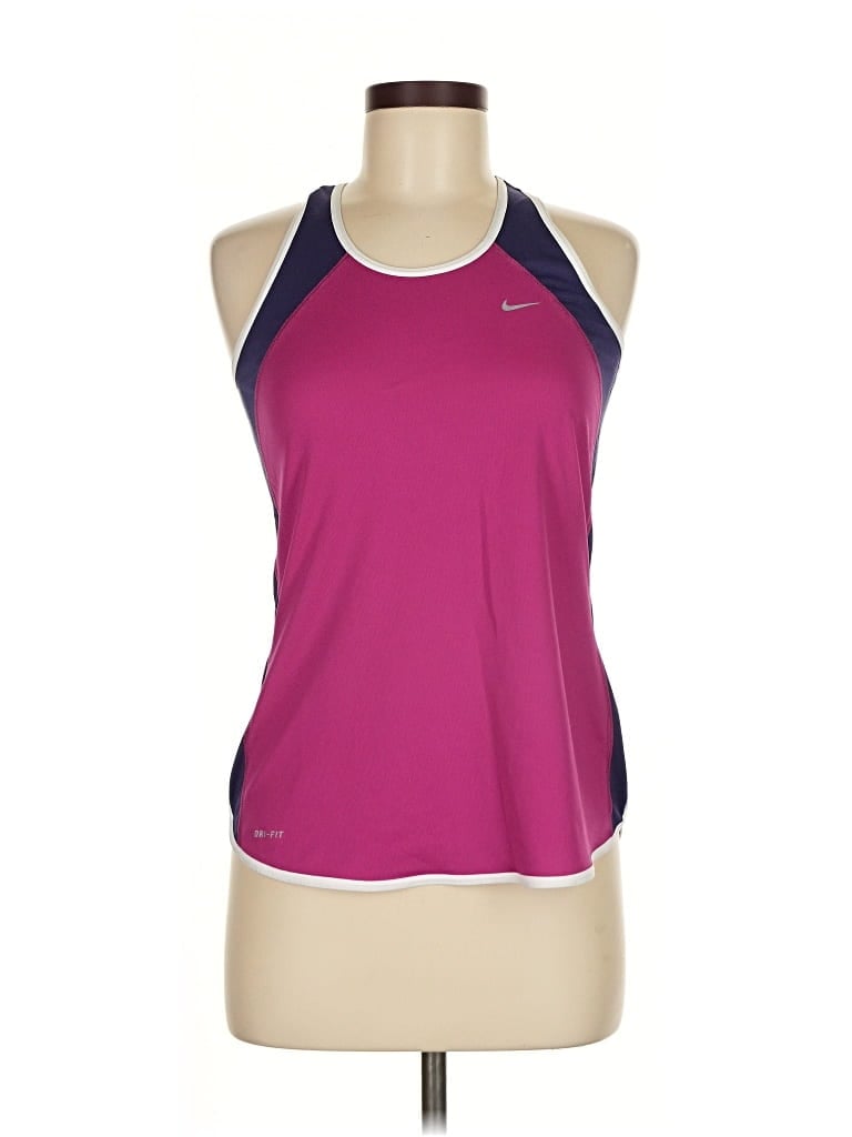 Pre-owned Nike Active Tank Top In Purple