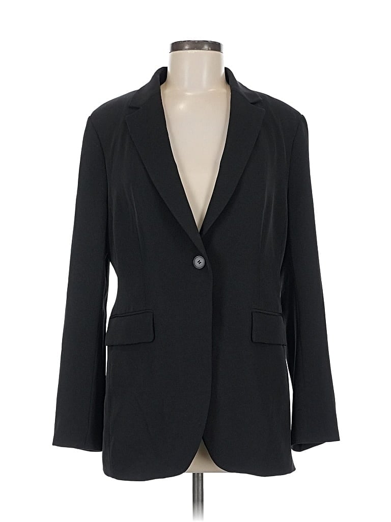 Pre-owned H&m Blazer Jacket In Black