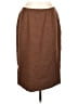 Le Suit 100% Polyester Solid Brown Casual Skirt Size 12 (petite) - photo 1