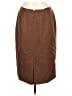 Le Suit 100% Polyester Solid Brown Casual Skirt Size 12 (petite) - photo 2