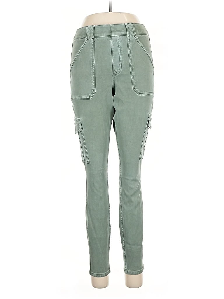 Pre-owned Spanx Cargo Pants In Green