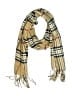 V.Fraas 100% Acrylic Plaid Yellow Tan Scarf One size - photo 1