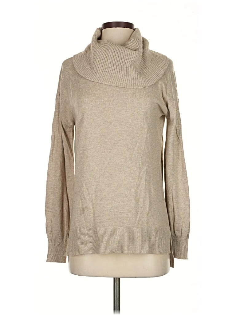 Pre-owned Ann Taylor Loft Turtleneck Sweater In Brown