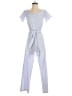 Charles Henry 100% Cotton Stripes Blue Jumpsuit Size XSP - photo 1