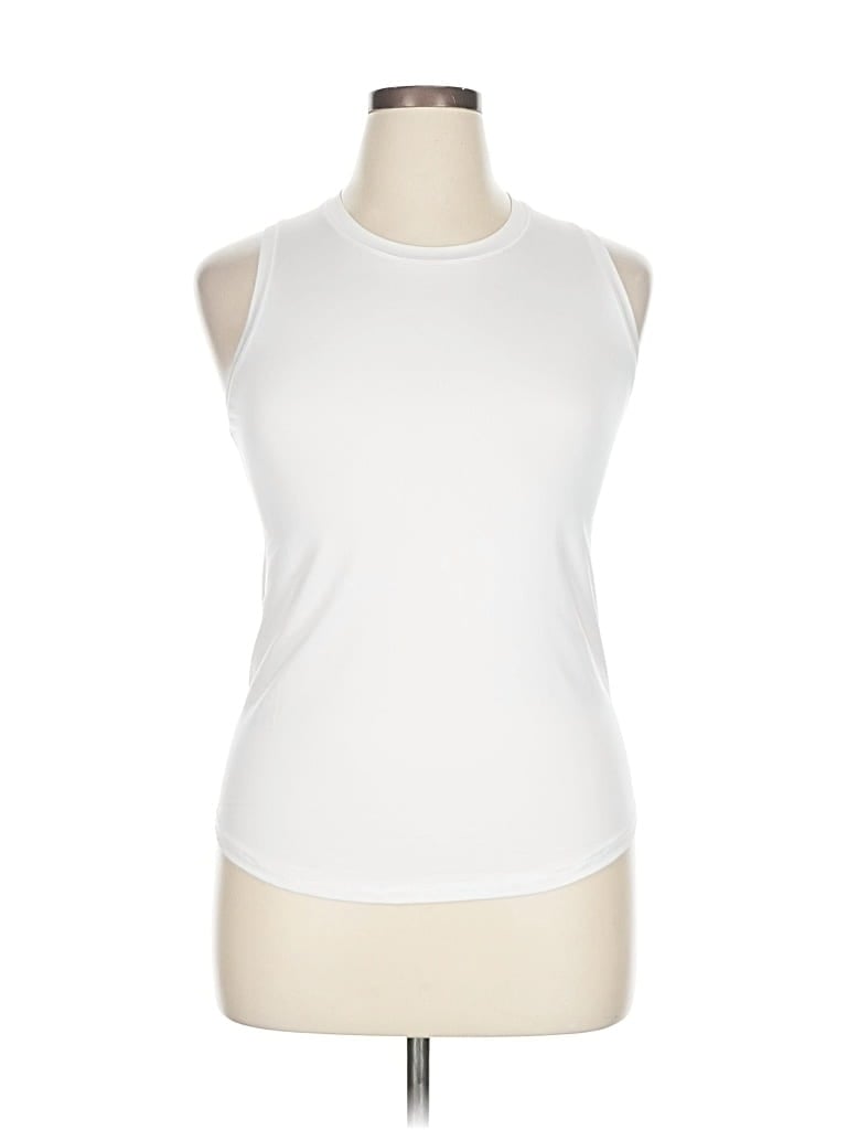 Pre-owned Crz Yoga Sleeveless T-shirt In White