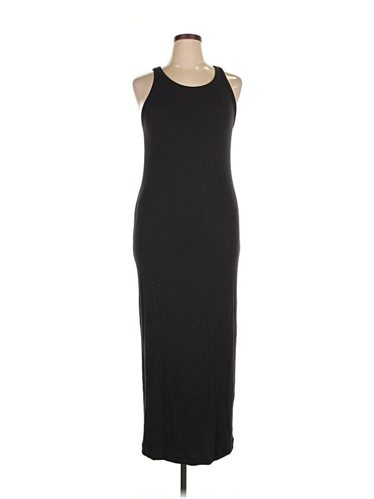 Pre-owned Velvet Casual Dress In Black