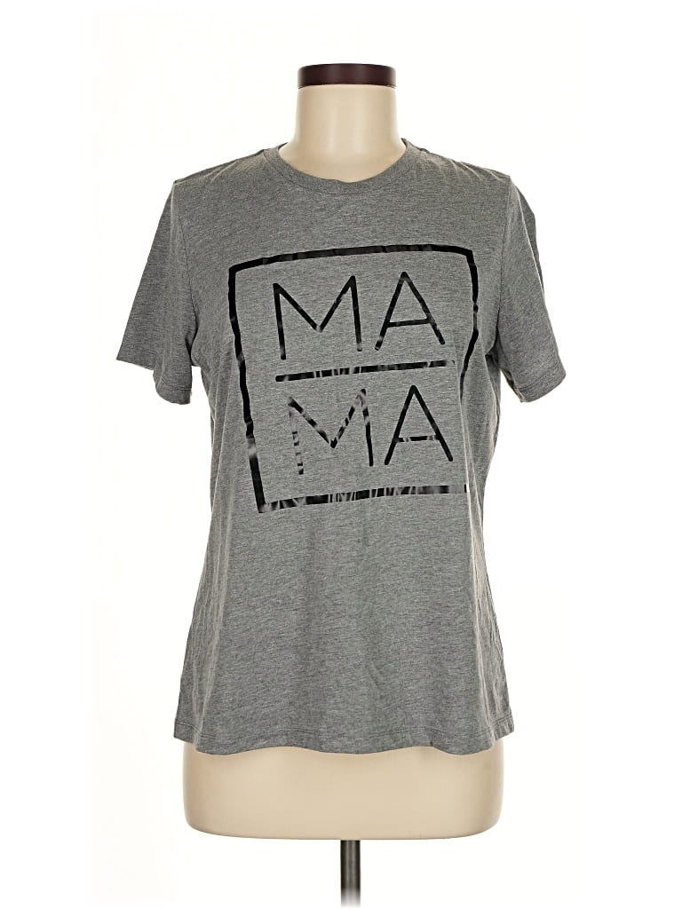 Pre-owned Bella+canvas Short Sleeve T-shirt In Gray