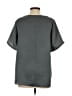 Universal Standard 100% Polyester Gray Short Sleeve Blouse Size 2-4 (3XS) - photo 2