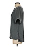 Universal Standard 100% Polyester Gray Short Sleeve Blouse Size 2-4 (3XS) - photo 5