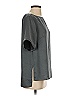 Universal Standard 100% Polyester Gray Short Sleeve Blouse Size 2-4 (3XS) - photo 4