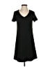 Nine West Solid Black Casual Dress Size XS - photo 1