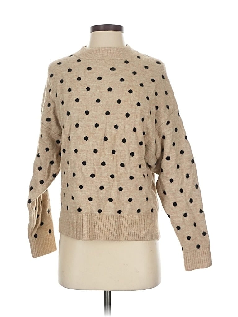 Pre-owned H&m Pullover Sweater In Brown