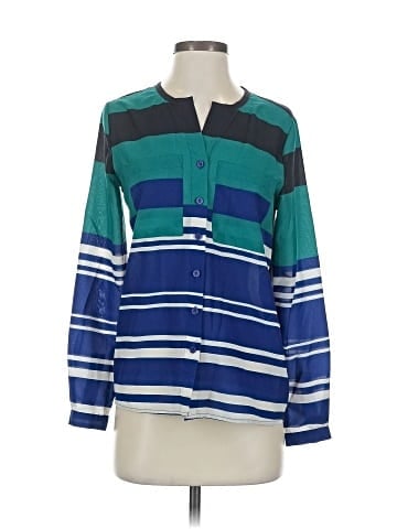 Silence and Noise Long Sleeve Blouse (view 1)