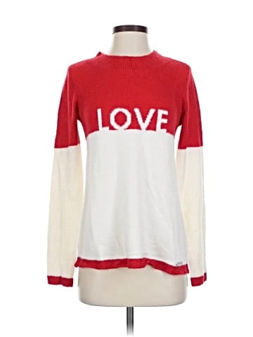 Peace Love World Pullover Sweater (view 1)