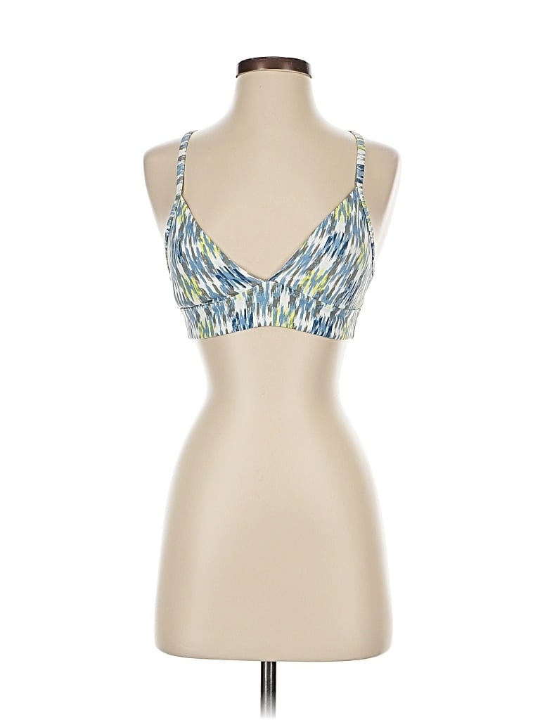 Click to view more detailed imagery on our partner's website Pre-owned Tavi Tank Top Blue Plunge Neckline Tops