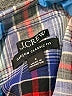 J.Crew 100% Cotton Plaid Blue Long Sleeve Button-Down Shirt Size 6 - photo 7